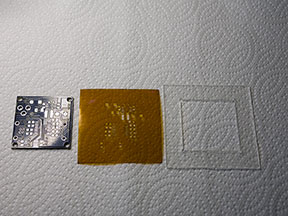 Stencil and holder