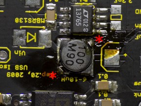 Photo 8. Inductor placement